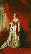 Franz Xaver Winterhalter Portrait of Victoria of the United Kingdom oil painting